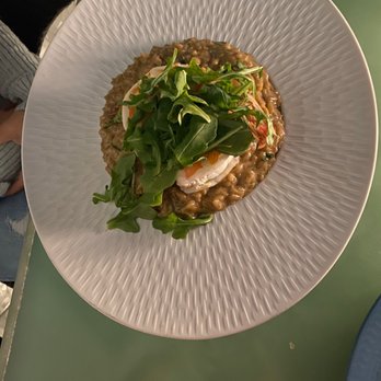 Area 31 - Risotto Porcini ( Shrimp) a bit low on salt  and the shrimp  nearly uncooked - Seafood Near Me - Miami, Florida