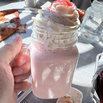 Holy Chick! Mother Cruster! - Strawberry milk shake - Pizza Near Me - Franklin, New Jersey