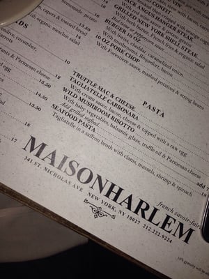 Menu photo 7 Maison Harlem New York, NY Menu photo 7 Maison Harlem New York, NY