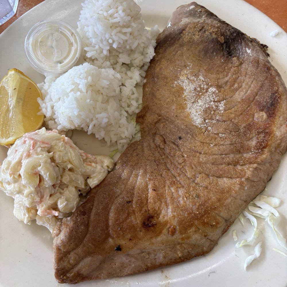 Ray's Café - Perfectly seasoned and cooked. Moist and juicy--not dried out like ahi can get if even slightly overcooked - American Near Me - Honolulu, Hawaii Ray's Café - Perfectly seasoned and cooked. Moist and juicy--not dried out like ahi can get if even slightly overcooked - American Near Me - Honolulu, Hawaii