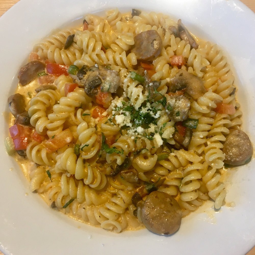 Spicy Alfredo with Italian Sausage