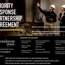 ServiceMaster Recovery by Restoration Holdings - Rhinelander - SMRRH offers a priority response program for business partners to become better prepared to weather any storm