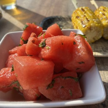 Kinfolk Southern Kitchen - Watermelon in a citrus, mint basil seasoning - Southern Near Me - Washington, DC, District of Columbia