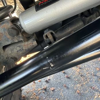 Bear Frame & Wheel - The scarring on my bar - Tires Near Me - Glendora, California