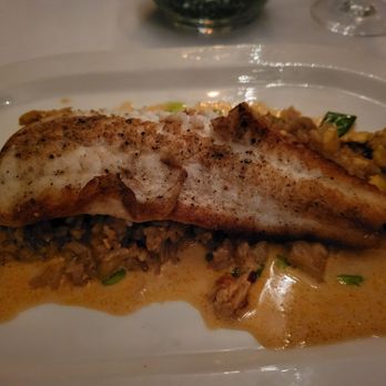 La Plage Wading River - Fluke over pineapple rice & shellfish sauce. Fabulous - French Near Me - Wading River, New York La Plage Wading River - Fluke over pineapple rice & shellfish sauce. Fabulous - French Near Me - Wading River, New York