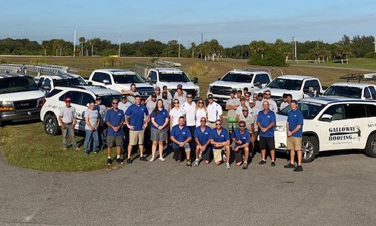 Slide of Galloway Roofing