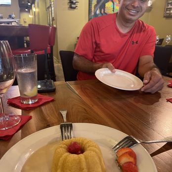 Chama Gaúcha - Houston - Eating dessert - Brazilian Near Me - Houston, Texas