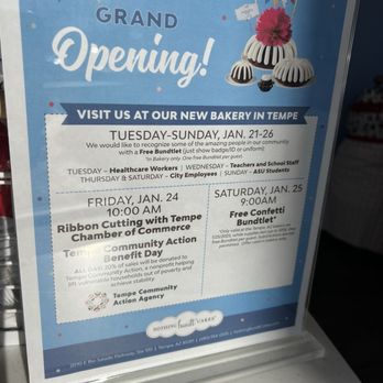 Nothing Bundt Cakes - 1/13/25 FYI. Congratulations. - Bakeries Near Me - Tempe, Arizona Nothing Bundt Cakes - 1/13/25 FYI. Congratulations. - Bakeries Near Me - Tempe, Arizona
