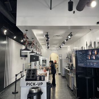 Crispy Cones - Inside - pick up area and menu - Ice Cream & Frozen Yogurt Near Me - Edison, New Jersey