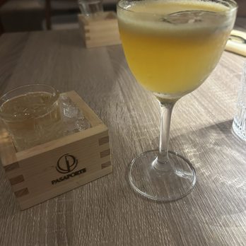 Pasaporte Restaurant & Lounge - Pasaporte Star Martini served with a sidecar of Prosecco - Peruvian Near Me - Astoria, New York Pasaporte Restaurant & Lounge - Pasaporte Star Martini served with a sidecar of Prosecco - Peruvian Near Me - Astoria, New York