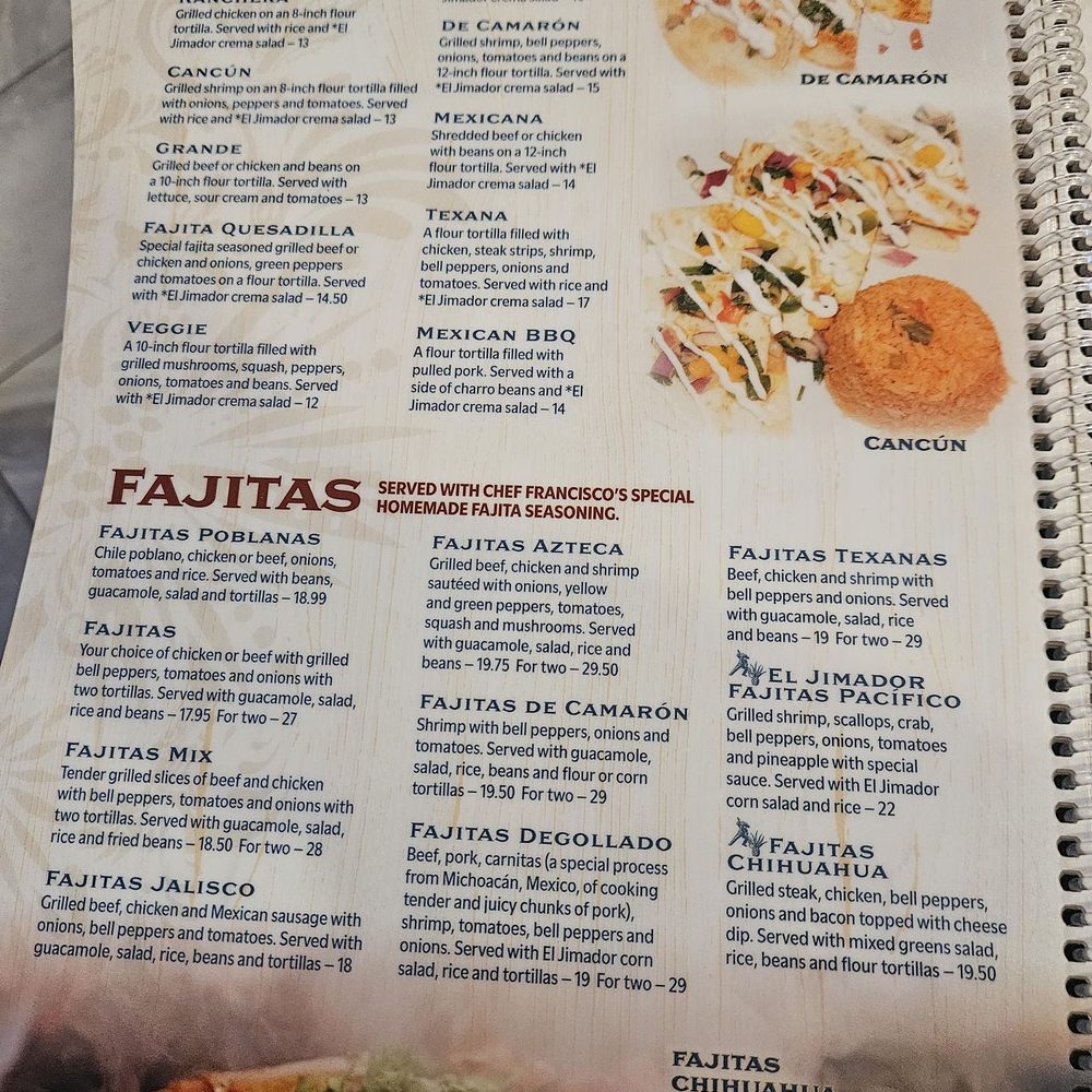 El Jimador - Menu - Mexican Near Me - Stafford, Virginia El Jimador - Menu - Mexican Near Me - Stafford, Virginia
