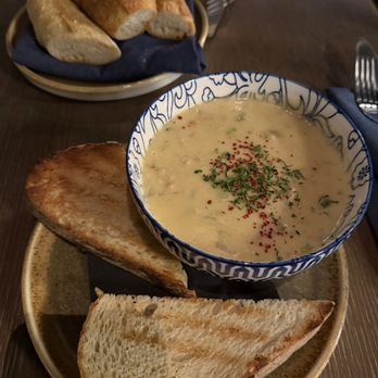 Rider - Rough Rider Chowder $18 (bowl), back picture Bread Basket $11 - American Near Me - Seattle, Washington