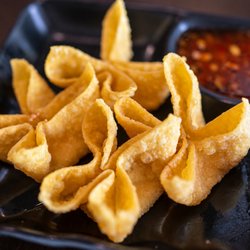 Okome - Crab Rangoon at Okome House in Raleigh.