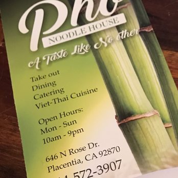 Pho Noodle House - Thai Near Me - Placentia, California Pho Noodle House - Thai Near Me - Placentia, California