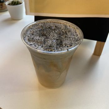 Abba Coffee Roasters - Black sesame cream latte iced - Coffee & Tea Near Me - Portland, Oregon Abba Coffee Roasters - Black sesame cream latte iced - Coffee & Tea Near Me - Portland, Oregon
