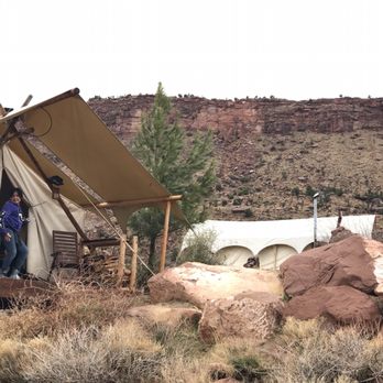 Under Canvas Zion - Our sleeping quarters for tonight - Hotels Near Me - Virgin, Utah