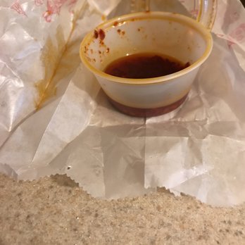 The Orient Restaurant - Barely any hot oil. Fortune wheel fills up the entire plastic container when you ask for hot oil. - Dim Sum Near Me - Bethpage, New York The Orient Restaurant - Barely any hot oil. Fortune wheel fills up the entire plastic container when you ask for hot oil. - Dim Sum Near Me - Bethpage, New York