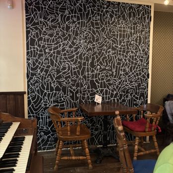 Cafe Aunja - Are those cats on the wall? - Cafes Near Me - Montreal, Quebec