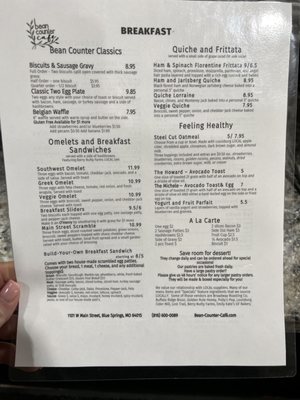 Menu photo 6 Bean Counter Cafe Blue Springs, MO Menu photo 6 Bean Counter Cafe Blue Springs, MO