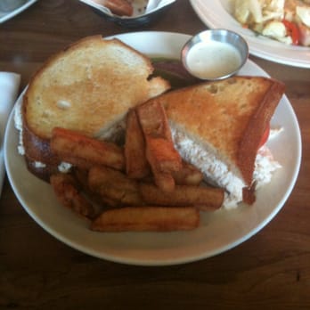 Nick's Seafood Restaurant - Nick's famous crab and tomato sandwich with eggplant fries. - Seafood Near Me - Pacifica, California Nick's Seafood Restaurant - Nick's famous crab and tomato sandwich with eggplant fries. - Seafood Near Me - Pacifica, California