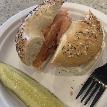 Manhattan Bagel - Nova Lox bagel - Bagels Near Me - Clifton, Virginia