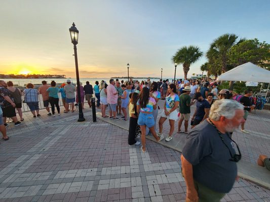 Sunset Celebration at Mallory Square by null