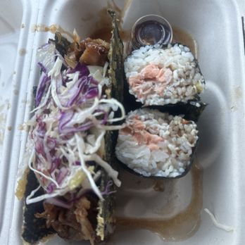 Yelp Elite Experience: Musubi Square - Yuzu Pork Rib Musubi Taco and Miso Salmon Musubi - Yelp Events Near Me - Anaheim, California Yelp Elite Experience: Musubi Square - Yuzu Pork Rib Musubi Taco and Miso Salmon Musubi - Yelp Events Near Me - Anaheim, California