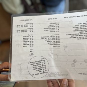 Little Flower - Menu - Coffee & Tea Near Me - Astoria, New York Little Flower - Menu - Coffee & Tea Near Me - Astoria, New York