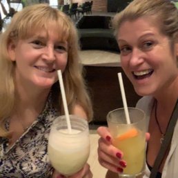 Just landed after a full day of flying and grabbing a drink and snacks at Caribar.