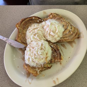 Ezzy's - Cinnamon Roll French toast - Diners Near Me - Rochester, New York