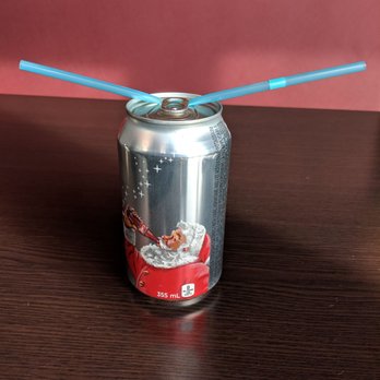 Hakka Pavilion - Diet Coke with a bendy blue straw - Chinese Near Me - Ajax, Ontario