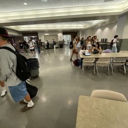 Corona Del Sol High School - Cafeteria Busy at Lunch Time
