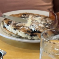 Half Day Cafe - Blueberry pancakes- they're huge!