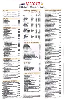 Sapporo Hibachi & Sushi Bar by null