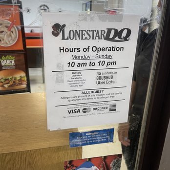Dairy Queen - 10 am to 10 pm on lobby door. - Fast Food Near Me - Jasper, Texas Dairy Queen - 10 am to 10 pm on lobby door. - Fast Food Near Me - Jasper, Texas