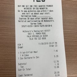 McDonald's - Date I went