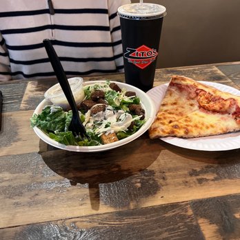 Zito's Pizza - Pizza+Salad+Drink Combo meal. They make it super easy to order. - Pizza Near Me - Orange, California
