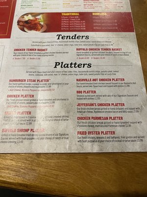 Menu photo 8 Jefferson's Rainbow City, AL