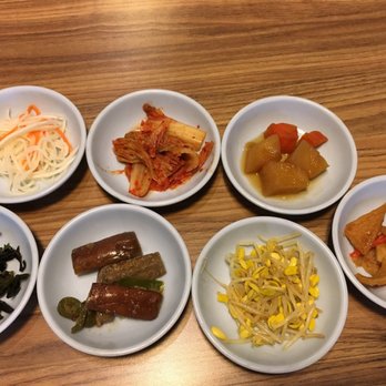Ahjoomah's Apron - Banchan was pretty basic - Korean Near Me - Chicago, Illinois Ahjoomah's Apron - Banchan was pretty basic - Korean Near Me - Chicago, Illinois