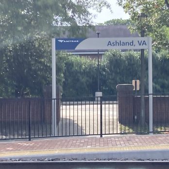 Amtrak - Ashland - Looking at the sign - Train Stations Near Me - Ashland, Virginia Amtrak - Ashland - Looking at the sign - Train Stations Near Me - Ashland, Virginia