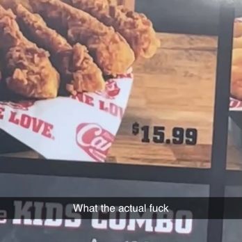 Raising Cane's Chicken Fingers - A way overpriced meal - Fast Food Near Me - San Antonio, Texas