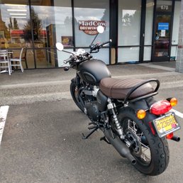My bike at Mad Cow Brewing