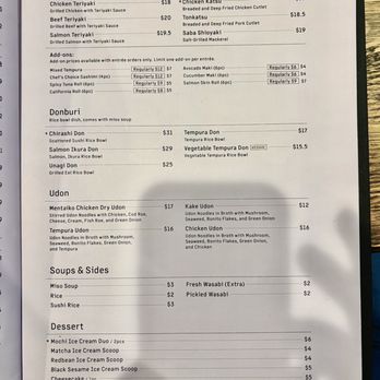 Shinkai Sushi - Menu - Sushi Bars Near Me - Dublin, California