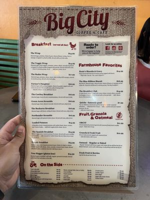 Menu photo 2 Big City Coffee Boise, ID Menu photo 2 Big City Coffee Boise, ID