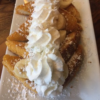 Oldwest Cafe - Gold fields French toast. Almonds and bananas, quite good! - Breakfast & Brunch Near Me - Denton, Texas Oldwest Cafe - Gold fields French toast. Almonds and bananas, quite good! - Breakfast & Brunch Near Me - Denton, Texas