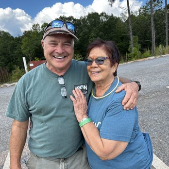 Iron Mountain Park - Grandma (90 yrs old!) with the owner - Mountain Biking Near Me - Dahlonega, Georgia Iron Mountain Park - Grandma (90 yrs old!) with the owner - Mountain Biking Near Me - Dahlonega, Georgia