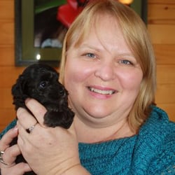 Abatha Total Health - Jasper (Therapy Dog) and me
