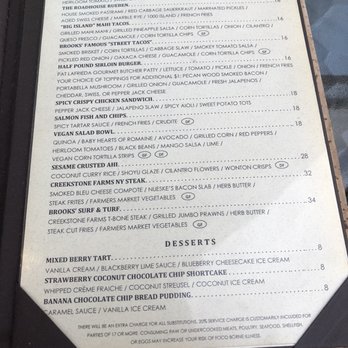 Brooks' Bar & Deck - Menu 8/2018 - Sports Bars Near Me - Stateline, Nevada Brooks' Bar & Deck - Menu 8/2018 - Sports Bars Near Me - Stateline, Nevada