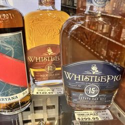 Pearl Specialty Market & Spirits - WhistlePig speciality whiskeys