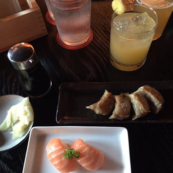 Two Ten Jack - Salmon belly nigiri and wagyu Gyoza (beef) - Cocktail Bars Near Me - Nashville, Tennessee Two Ten Jack - Salmon belly nigiri and wagyu Gyoza (beef) - Cocktail Bars Near Me - Nashville, Tennessee